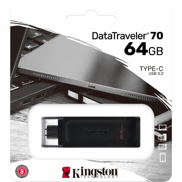 Kingston DataTraveler 70 64 GB, USB-Stick DT70/64GB
