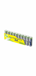 Gembird alkalická baterie Gembird LR6 AA 1,5V (10 ks)