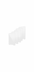 Zebra screen protector, pack of 5