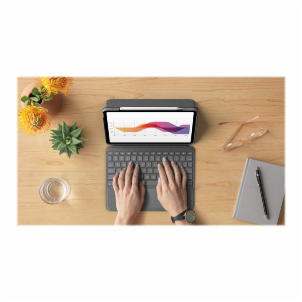 Logitech Folio Touch for iPad Air (4th generation) - Oxfo...