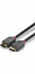 Lindy DisplayPort 1.2 kabel Anthra Line (černý, 10 metrů)