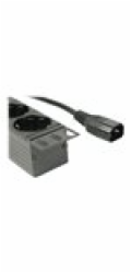 Gembird PDU 8 schucko, C14, 1U, 10 A, 3m