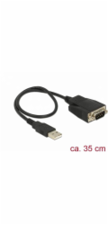 DeLOCK USB 2.0 adaptér, USB-A zástrčka > sériová RS-232 zástrčka