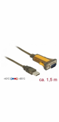 Delock USB adaptér 65840 USB - RS-232 šedý (65840)