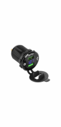 Nabíječka PeiYing 2xUSB Quick Charge autonabíječka s měřičem napětí