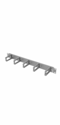 Lanberg 1U kabelový organizér s typem B pro 19'' stojany, černý (AK-1202-B)