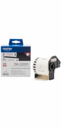 Brother DK-22251 - černá a červená na bílé, 62mm
