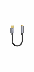 Baseus CATL54-0G Kabelová Redukce z USB-C na 3.5mm Audio Jack L54 (female) Deep Grey