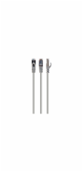 PATCH KABEL S/FTP cat.6a LSZH 10m gray