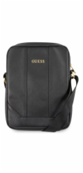 Taška na tablet Guess Saffiano Look 10" černá Noste své zařízení v moderním originálním Guess designovaném příslušenství, z vysoce kvalitních materiálů