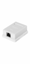 NETRACK 106-12 complete surface-mounted outlet 1 x RJ45 8p8c FTP cat. 6 LSA