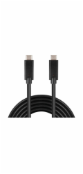 PremiumCord USB-C kabel ( USB 3.1 generation 2, 3A, 10Gbit/s ) černý, 1m