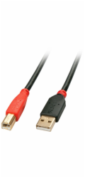 USB 2.0 Aktivkabel, USB-A Stecker > USB-B Stecker