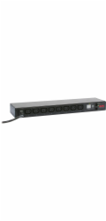 Rack PDU, mit Schaltfunktion, 1 HE, 12 A/208 V, 10 A/230 V, (8) C13, Verteiler