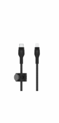Belkin BOOST CHARGE™ Lightning/USB-C kabel, 2m, černý - odolný PRO Flex