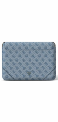 Guess Sleeve GUCS14P4TB blue Guess pouzdro 13/14" modré logo 4G Uptown Triangle Nové