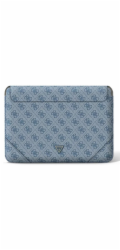Guess Sleeve GUCS16P4TB blue Guess pouzdro 16" modré logo 4G Uptown Triangle Nové