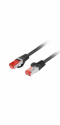 Lanberg PCF6-10CU-0500-BK Patch, CAT 6 S-FTP, AWG 26/7, LSZH, měď, 5m, černý LANBERG Patch kabel CAT 6 S-FTP, AWG 26/7, LSZH, měď, černý, 5m
