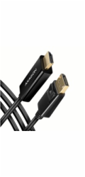 AXAGON RVD-HI14C2, DisplayPort -> HDMI 1.4 redukce / kabel 1.8m, 4K/30Hz