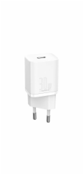 Baseus rychlonabíječka do sítě Super Si USB-C PD QC 30W bílá