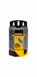 Lichoběžníkové čepele DEWALT, indukčně kalené, 75 kusů, náhradní čepele