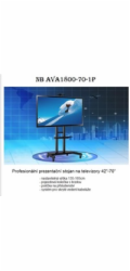 Televizní stojan nejvyšší kvality a moderního designu, na Tv 42" až 70" -  držák