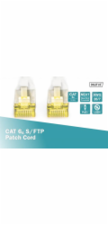 Digitus CAT 6A S-FTP patch cord, Cu, LSZH AWG 26/7, length 2.5 m, color grey