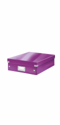 LEITZ Organizační box  Click&Store, velikost M, purpurová