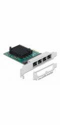 Delock PCI Express x1 karta na 4 x Gigabit LAN