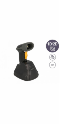 Delock - Skener čárového kódu - přenosný - 200 sken / s - dekódovaný - RF(2.4 GHz)