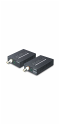 Planet LRP-101C-KIT, COAX PoE extender 10/100Base-TX, 802.3at-30W,EFT+ESD, dosah 1km, -20 až 70°C