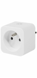 NEDIS Wi-Fi chytrá zásuvka/ měřič výkonu/ 16A/ francouzský typ E/ Android/ iOS/ Nedis® SmartLife/ bílá