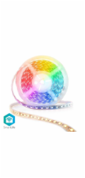 NEDIS Wi-Fi chytrý LED pásek/ 24W/ 230V/ IP65/ 700lm/ RGB/ Nedis® SmartLife/ 5m