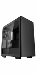 DEEPCOOL skříň CH510 / E-ATX / 120 mm fan / 2xUSB 3.0 / tvrzené sklo / černá
