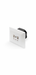 DIGITUS Nabíjecí zásuvka na zeď pro smartphony/tablety s 2 x USB A, 1 x USB Type-C , 3100 mA, UP