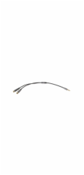 Kabel Jack 3.5 konektor 4 pin/2xJack 3.5 zdířka stereo