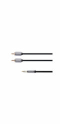 Kabel Jack 3.5mm stereo/2x Cinch 1m KRUGER & MATZ KM0309
