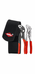 Knipex Sada mini kleští , v pouzdře na opasek na nářadí (červeno-černá, 2dílná)