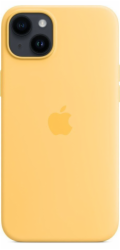 iPhone 14+ Silicone Case with MS - Sunglow