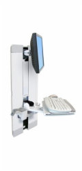 ERGOTRON StyleView® Vertical Lift, Patient Room (bílý), držák na zeď posuvný, monitor, klávesnice ,+ přísl.