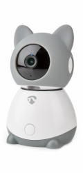 NEDIS IP kamera/ Wi-Fi/ vnitřní/ 1080p/ Micro SD/ Cloud/ snímač pohybu/ náklon/ noční vidění/ Android/ iOS/ šedo-bílá