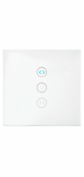 NEDIS Wi-Fi chytrý spínač/ nástěnný/ řídící jednotka záclon, rolet a žaluzií/ Android/ iOS/ Nedis® SmartLife/ bílý