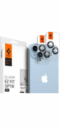 Tvrzené sklo pro fotoaparát Spigen Optik.tr ez Fit Chránič fotoaparátu Apple iPhone 14/14 Plus Black [2 PACK]