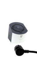 LEGRAND Revolution zásuvkový blok 2x2P+T/USB A+C s indukční nabíjecí plochou, bílo-šedá