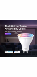 TP-Link Tapo L630 chytrá WiFi stmívatelná LED žárovka (barevná,2200K-6500K,350lm,2,4GHz,GU10)