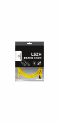 Gembird patch kábel S/FTP Cat. 6A LSZH, 3 m, žltý