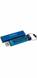 Kingston P200/32GB/145MBps/USB 3.2/USB-A/+ Adaptér/Modrá IKKP200/32GB