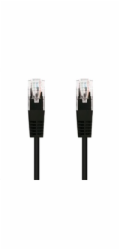 C-Tech CB-PP5-05BK patch, Cat5e, UTP, 0,5m, černý C-TECH kabel patchcord Cat5e, UTP, černá, 0,5m