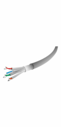Gembird S/FTP Cat 6A propojovací kabel LSZH, černý, 10m