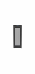 LANBERG 19" VOLNĚ STOJÍCÍ RACKOVÁ SKŘÍŇ 42U/800X1200 (v rozloženém stavu) SE SÍŤOVÝMI DVEŘMI LCD ČERNÁ  V2